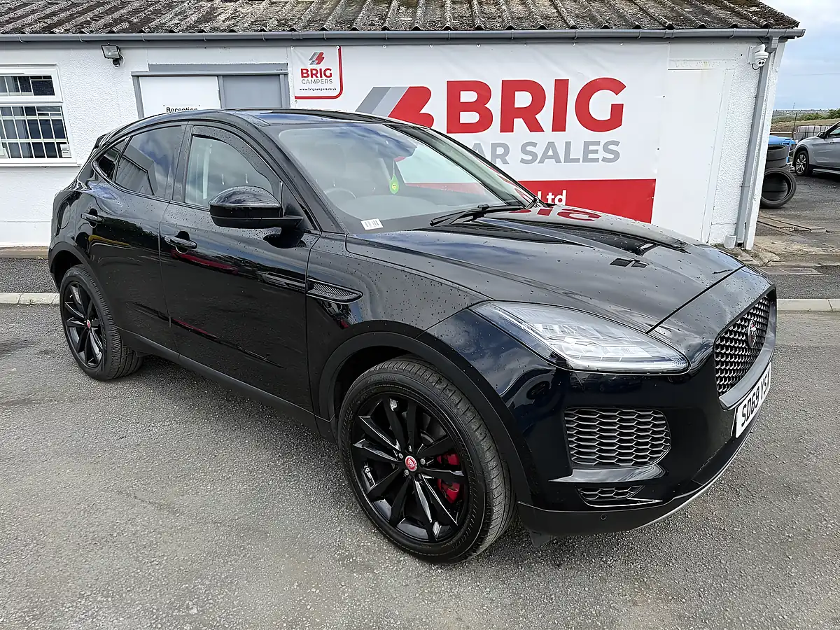 Used 2020 Jaguar E-Pace Black - Front View