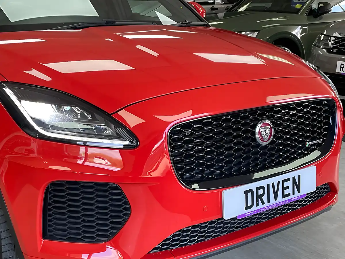 Used 2020 Jaguar E-Pace Chequered Flag Photon Red - Interior and Exterior details 3