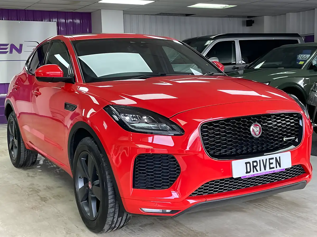 Used 2020 Jaguar E-Pace Chequered Flag Photon Red - Interior and Exterior details 5
