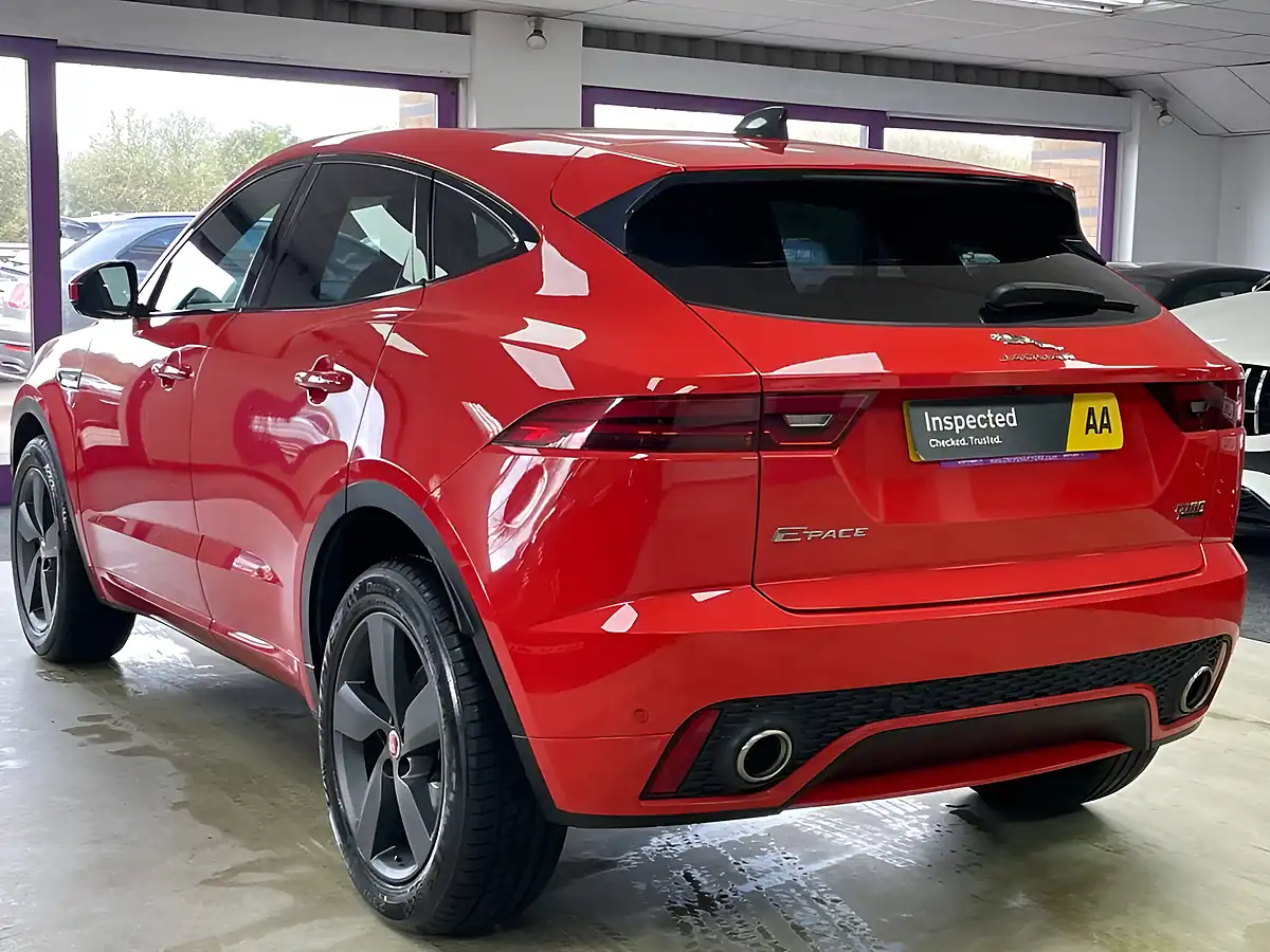 Used 2020 Jaguar E-Pace Chequered Flag Photon Red - Interior and Exterior details 8