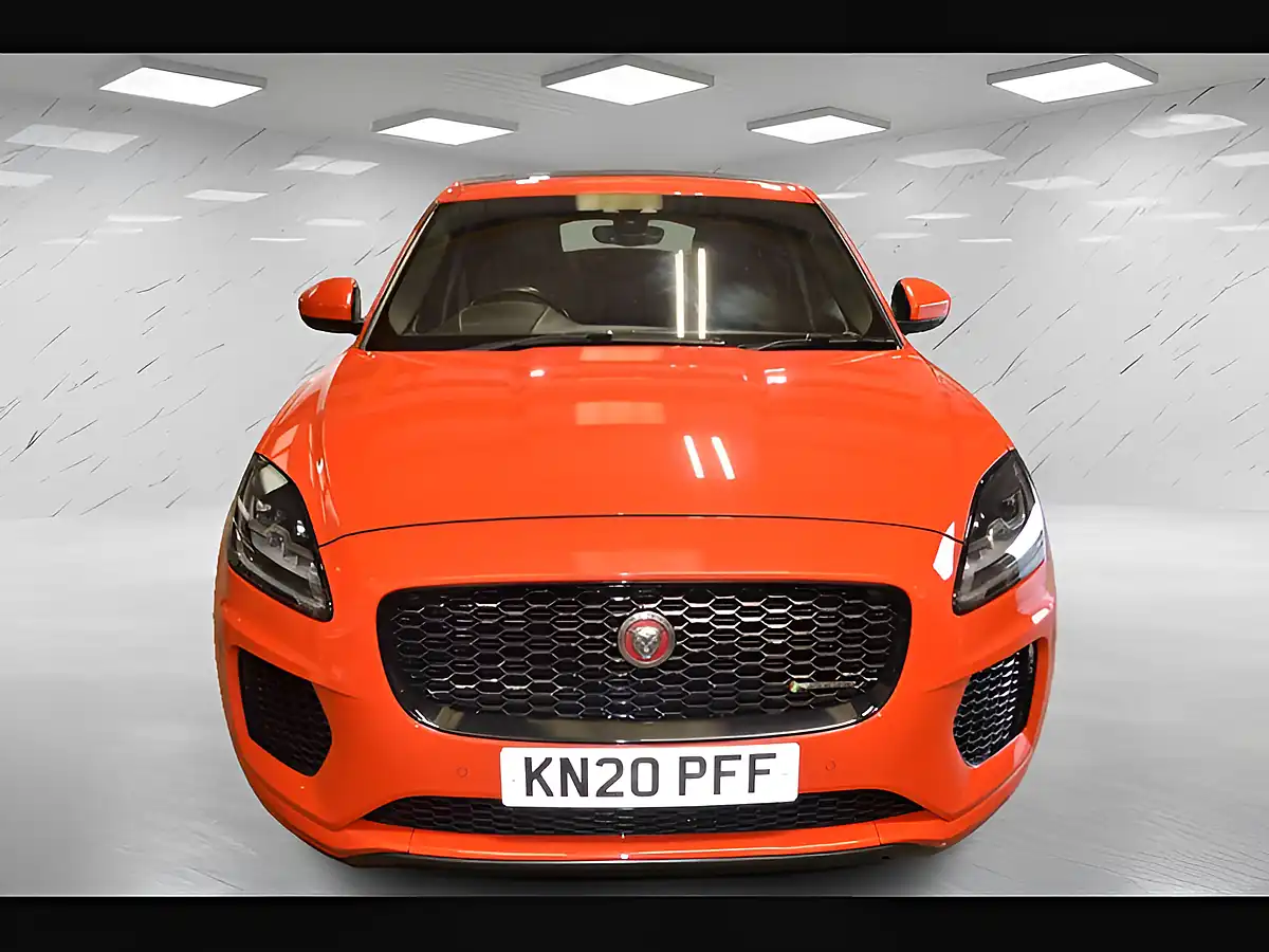 Used 2020 Jaguar E-Pace Chequered Flag Photon Red - Interior and Exterior details 2