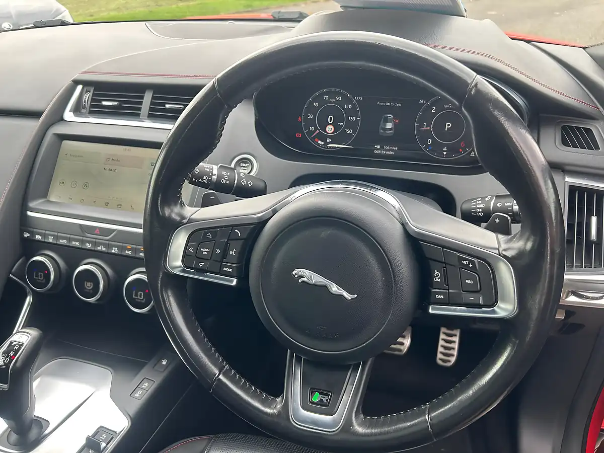 Used 2020 Jaguar E-Pace Chequered Flag Red - Interior and Exterior details 12