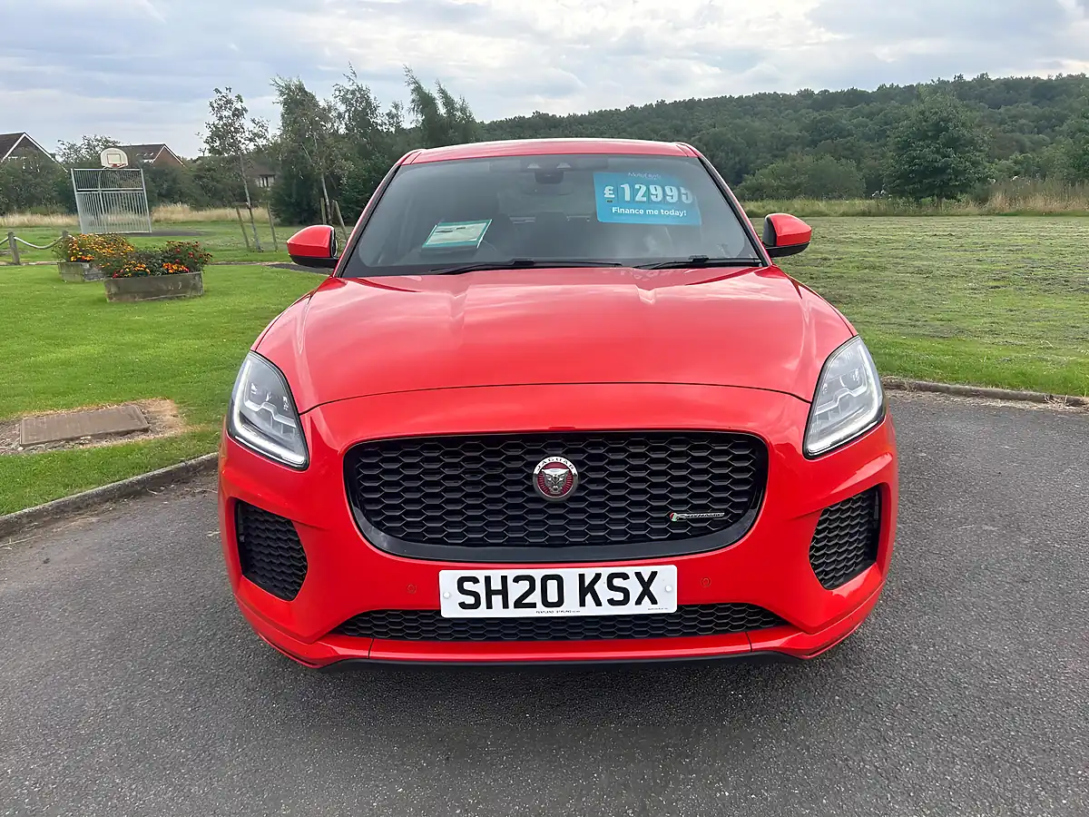 Used 2020 Jaguar E-Pace Chequered Flag Red - Interior and Exterior details 2