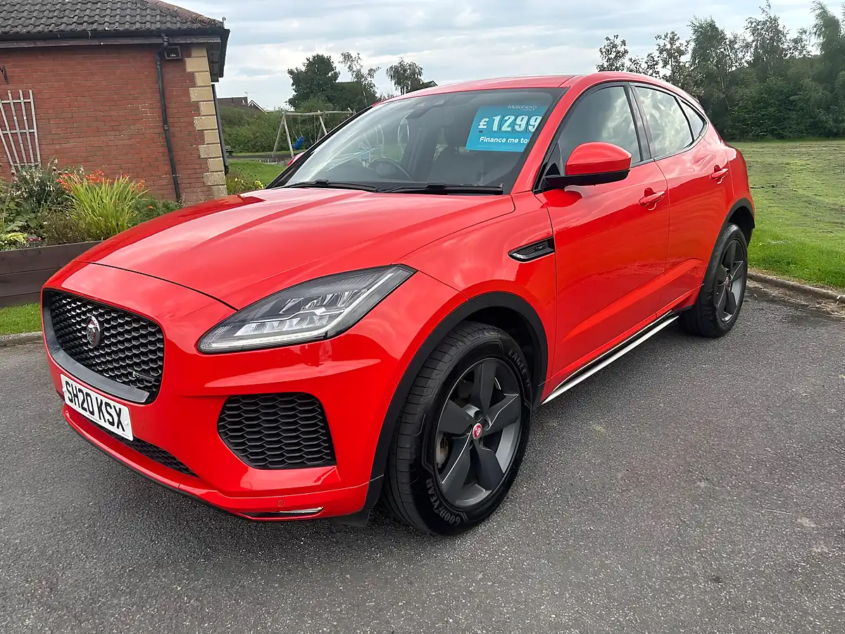 Used 2020 Jaguar E-Pace Chequered Flag Red - Interior and Exterior details 3