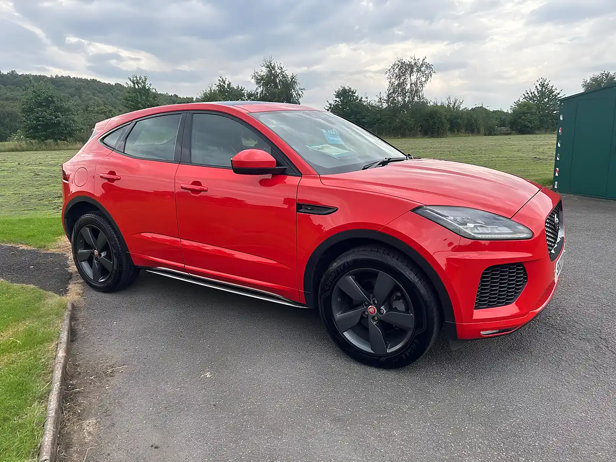 Used 2020 Jaguar E-Pace Chequered Flag Red - Interior and Exterior details 5