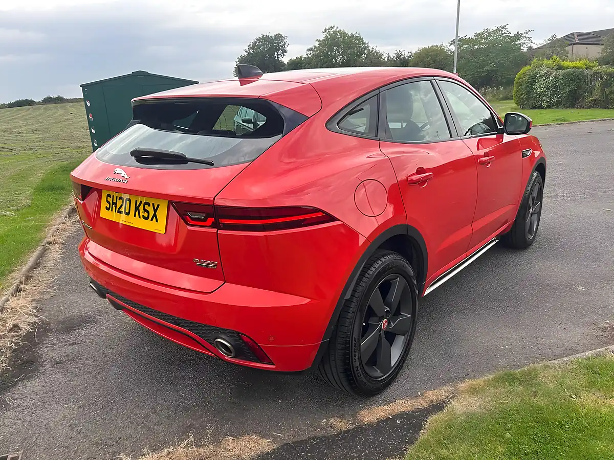 Used 2020 Jaguar E-Pace Chequered Flag Red - Interior and Exterior details 6