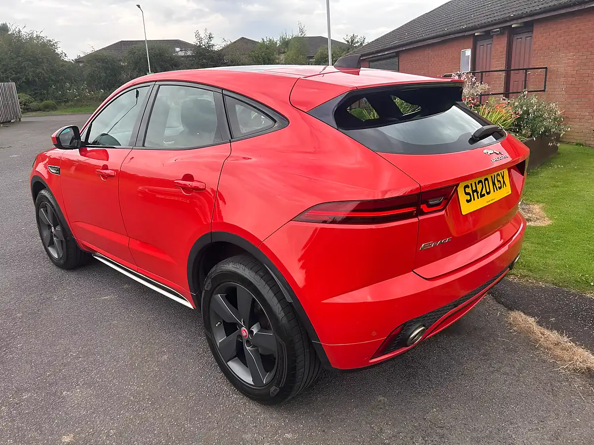 Used 2020 Jaguar E-Pace Chequered Flag Red - Interior and Exterior details 8