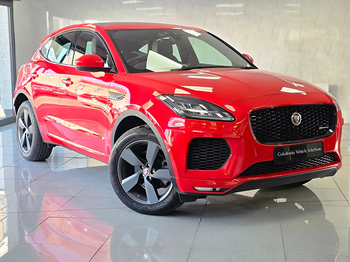 Used 2020 Jaguar E-Pace Chequered Flag Red - Front View