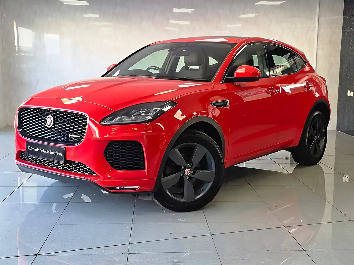 Used 2020 Jaguar E-Pace Chequered Flag Red - Interior and Exterior details 2