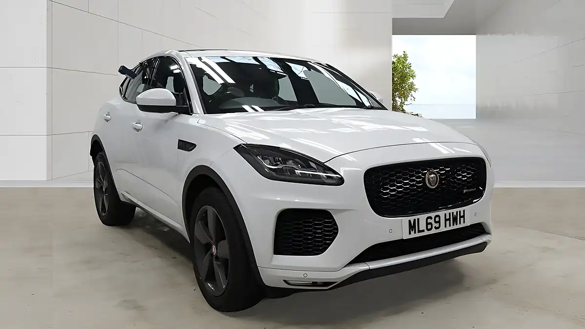 Used 2020 Jaguar E-Pace Chequered Flag White - Front View
