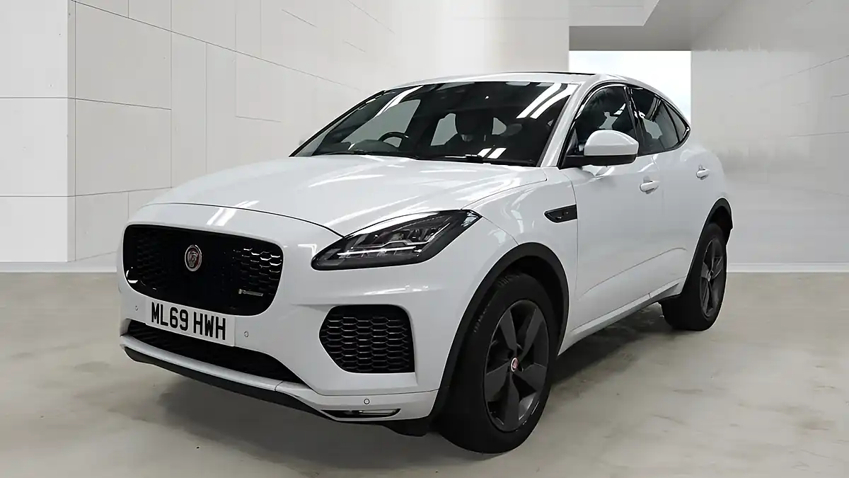 Used 2020 Jaguar E-Pace Chequered Flag White - Interior and Exterior details 5