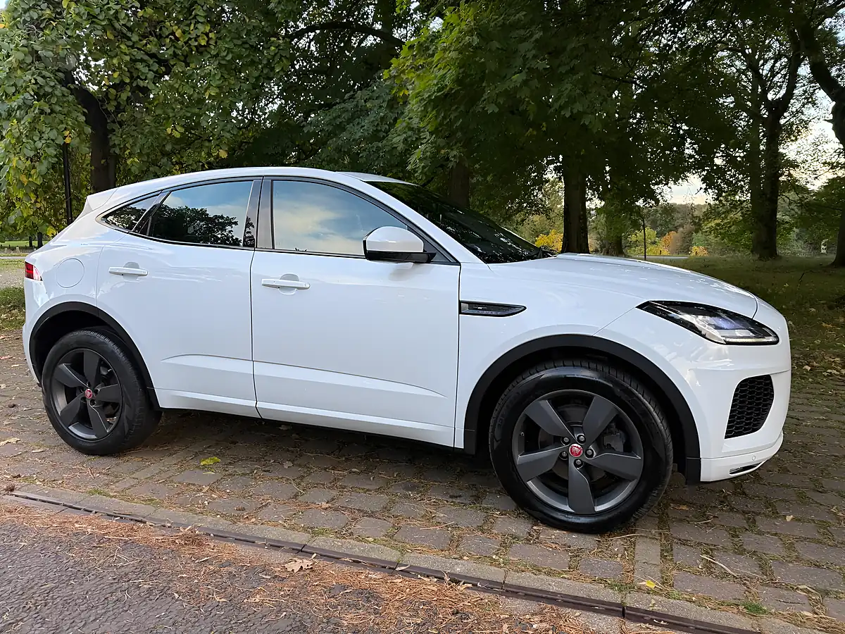 Used 2020 Jaguar E-Pace Chequered Flag White - Interior and Exterior details 10