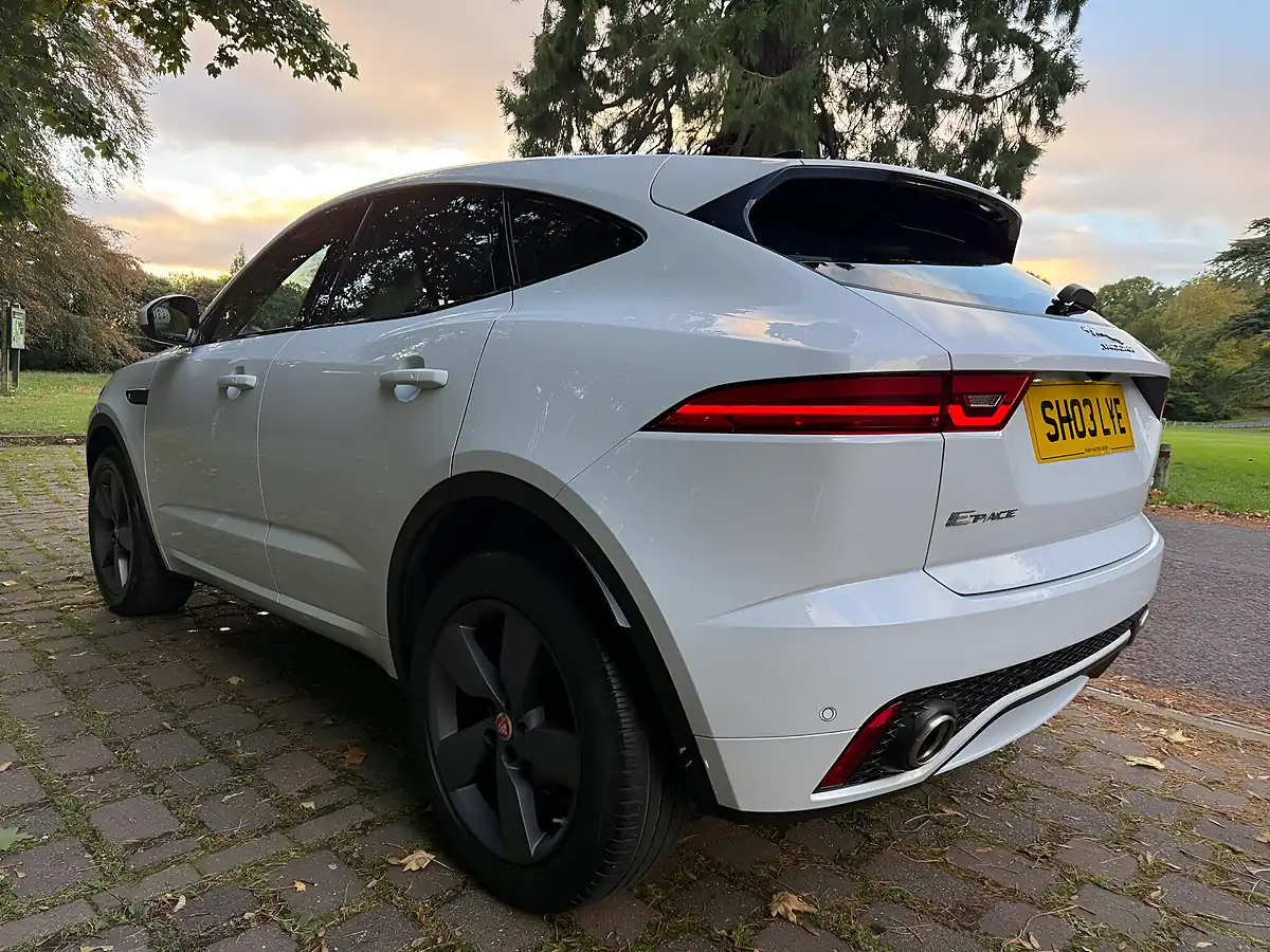 Used 2020 Jaguar E-Pace Chequered Flag White - Interior and Exterior details 11