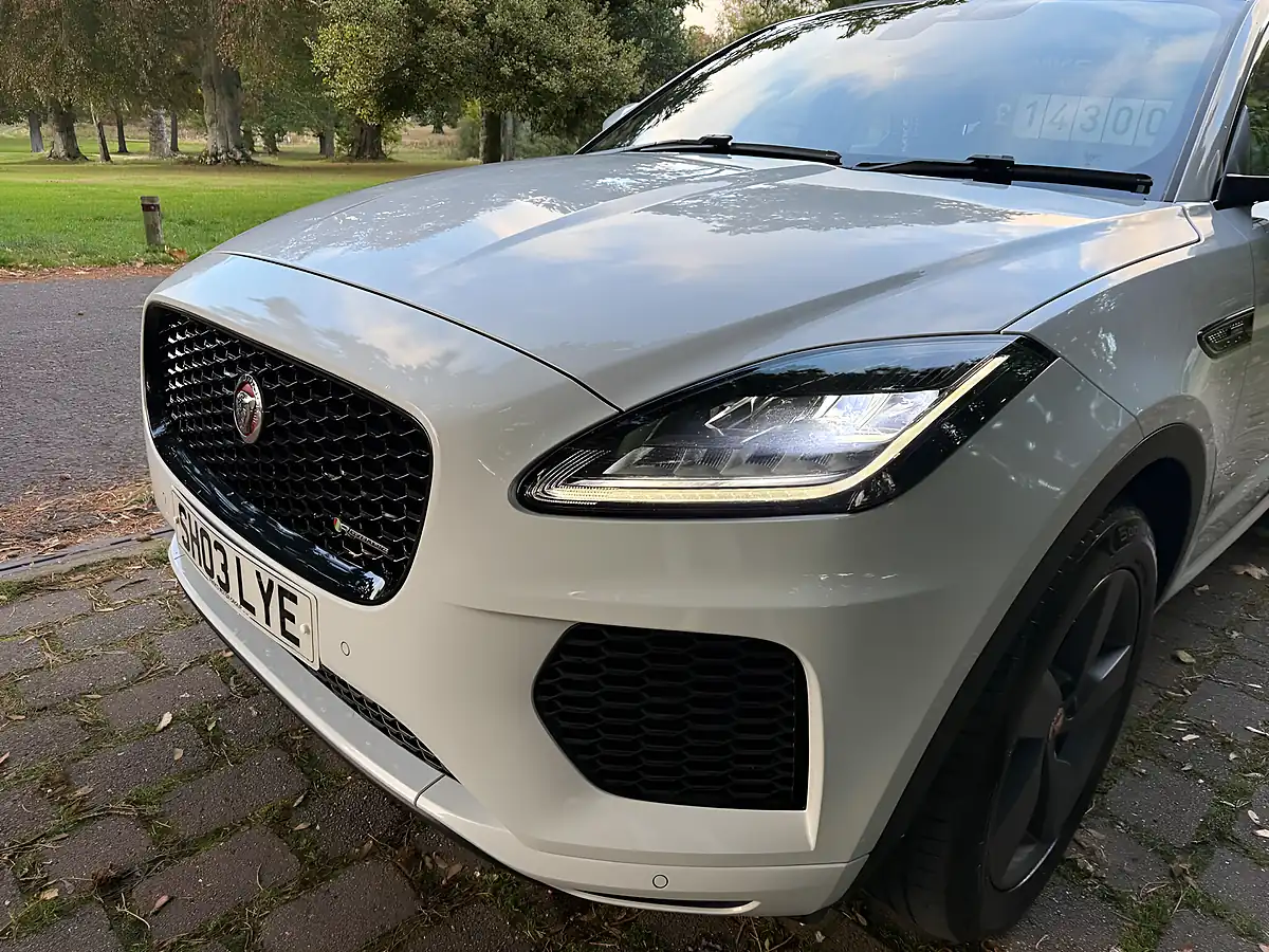 Used 2020 Jaguar E-Pace Chequered Flag White - Interior and Exterior details 13