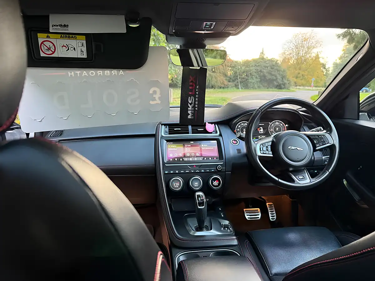 Used 2020 Jaguar E-Pace Chequered Flag White - Interior and Exterior details 16