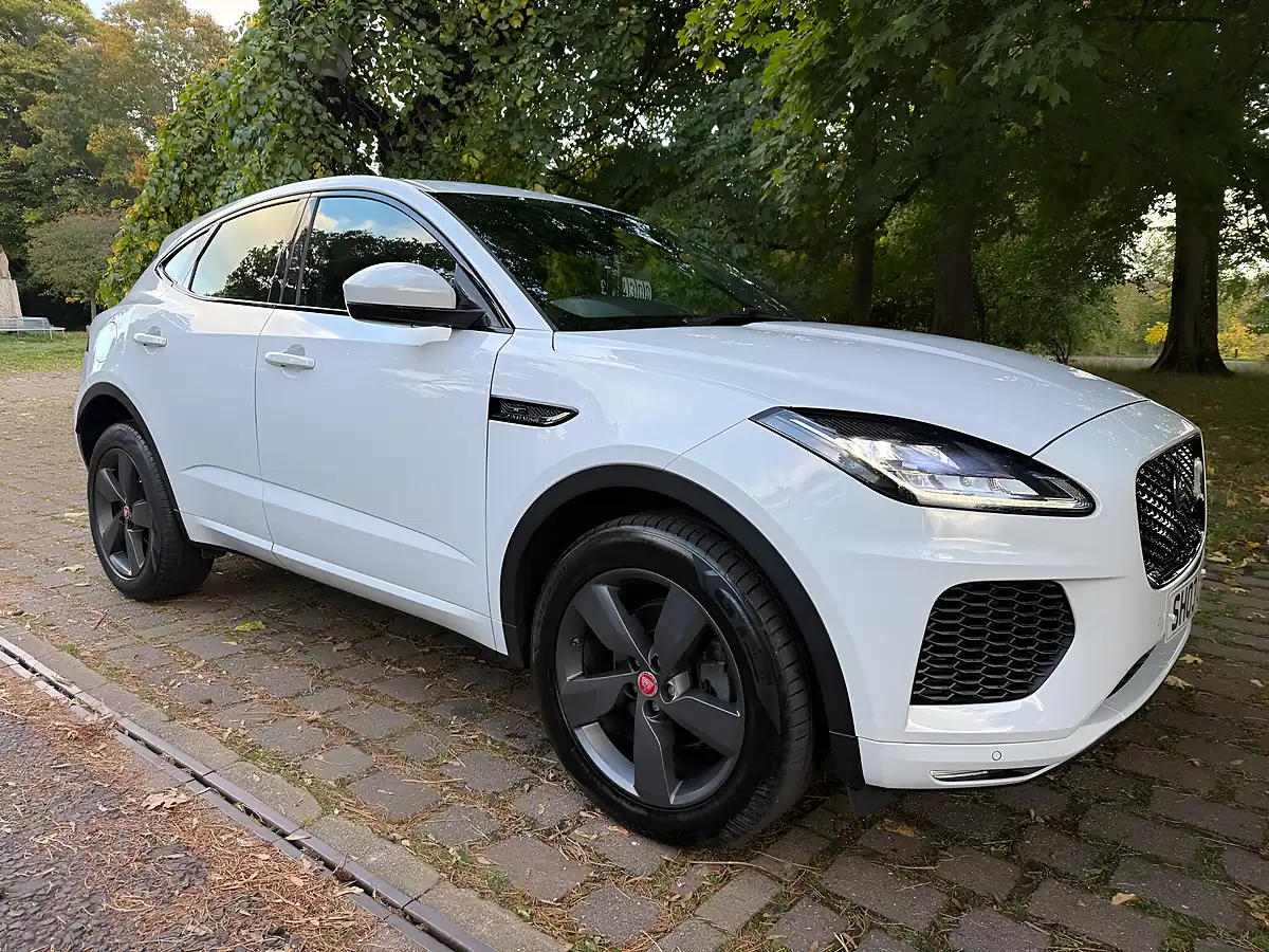 Used 2020 Jaguar E-Pace Chequered Flag White - Interior and Exterior details 2