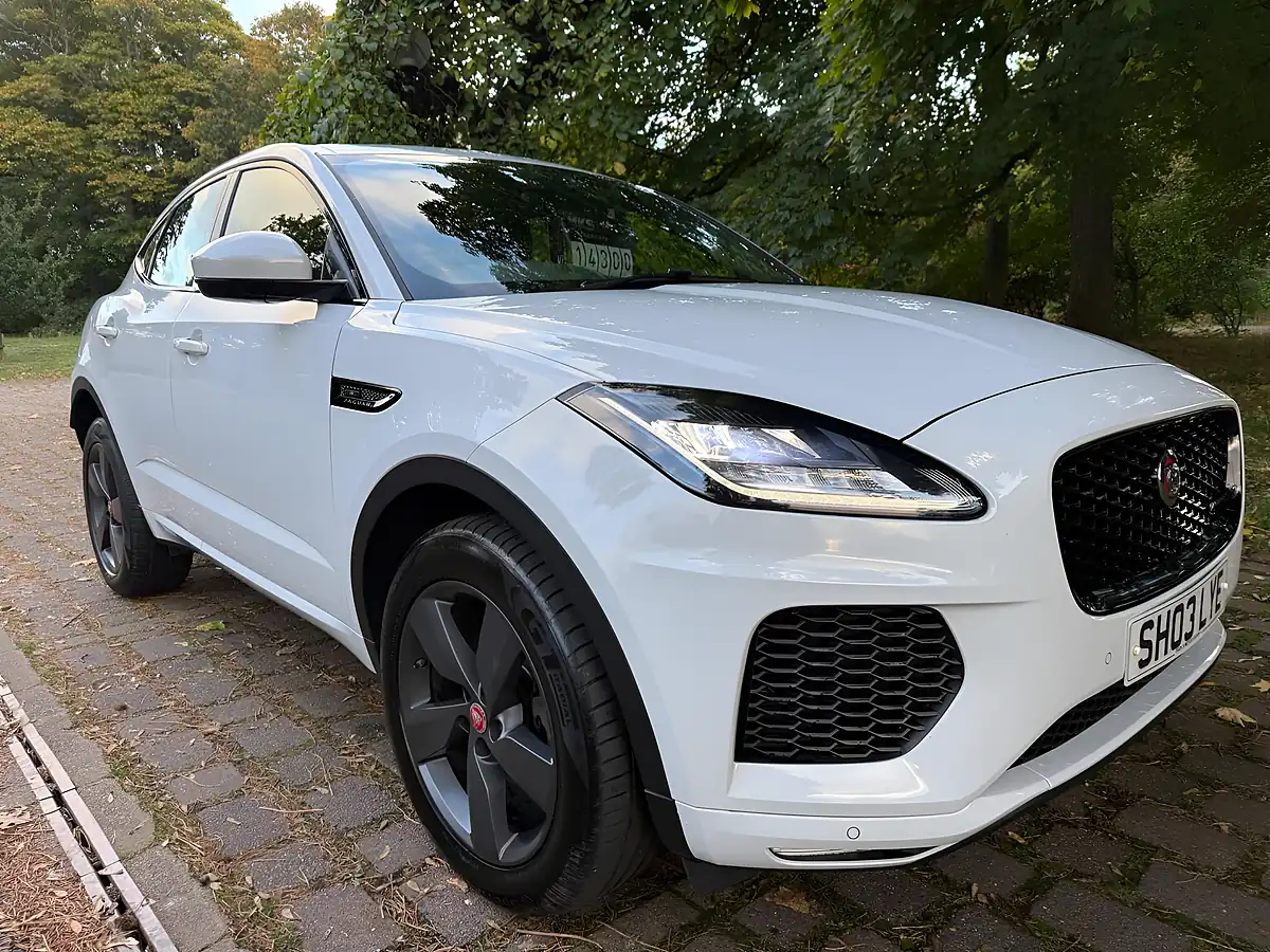 Used 2020 Jaguar E-Pace Chequered Flag White - Interior and Exterior details 4