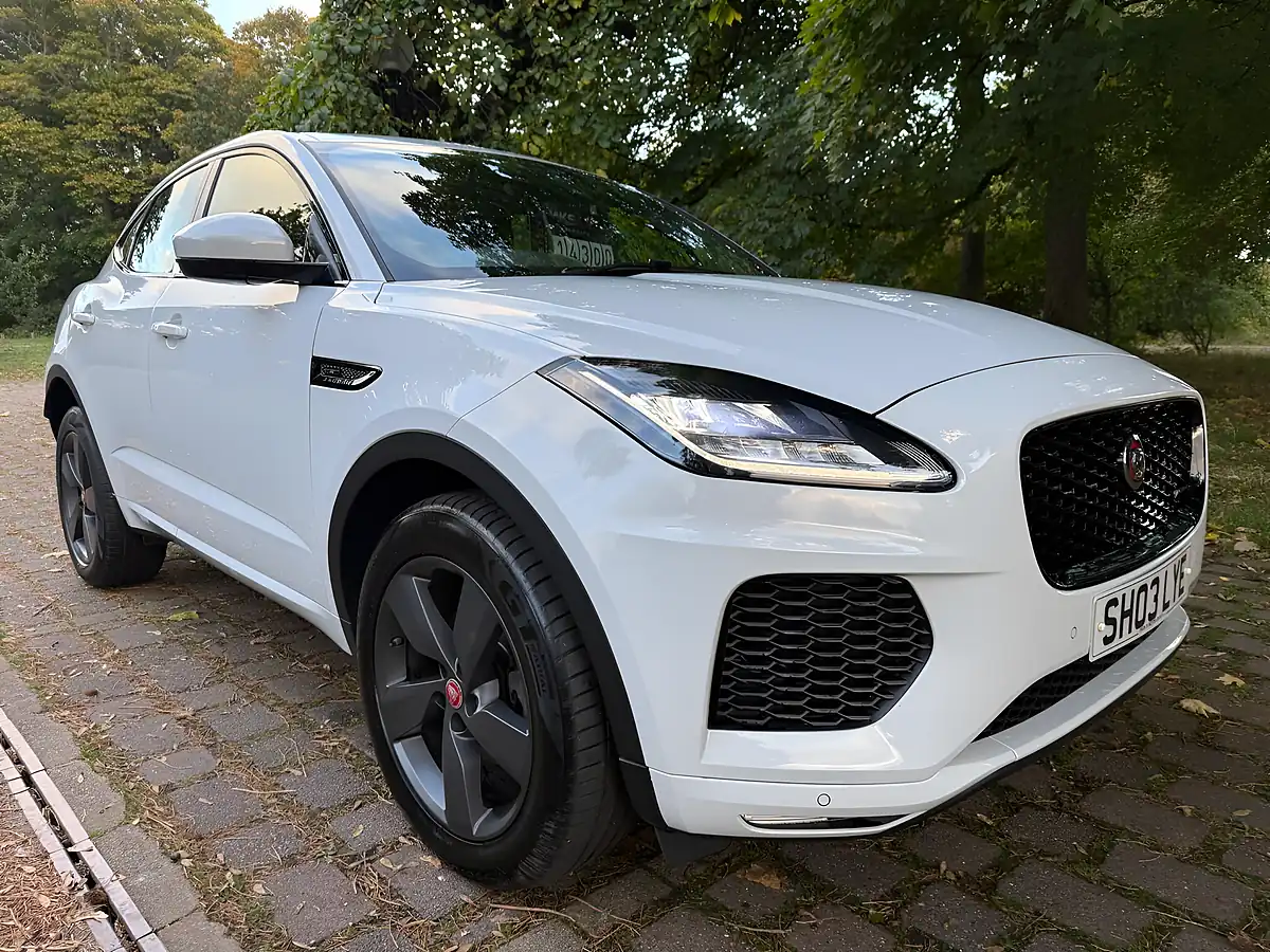 Used 2020 Jaguar E-Pace Chequered Flag White - Interior and Exterior details 5
