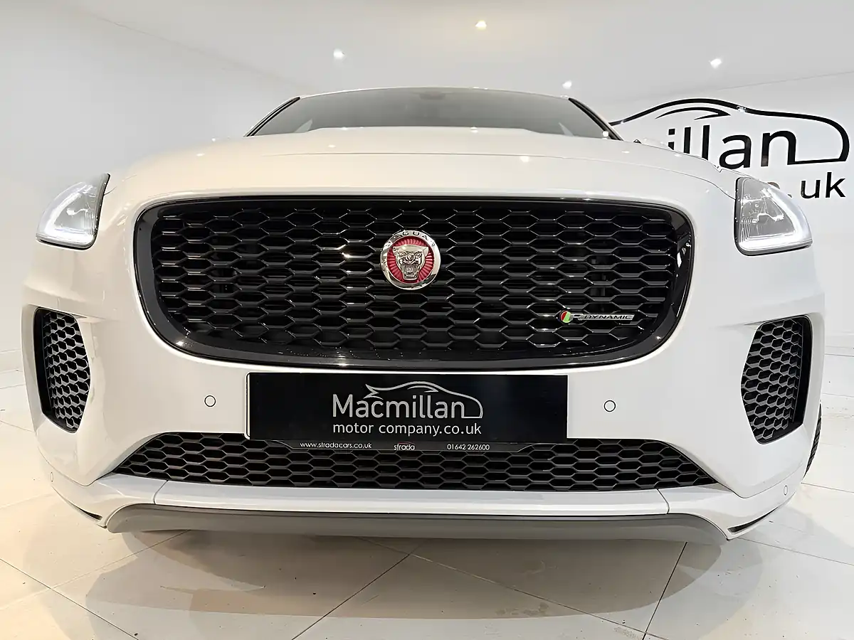 Used 2020 Jaguar E-Pace Chequered Flag White - Interior and Exterior details 11
