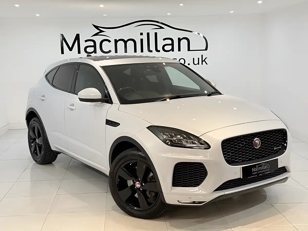 Used 2020 Jaguar E-Pace Chequered Flag White - Interior and Exterior details 2