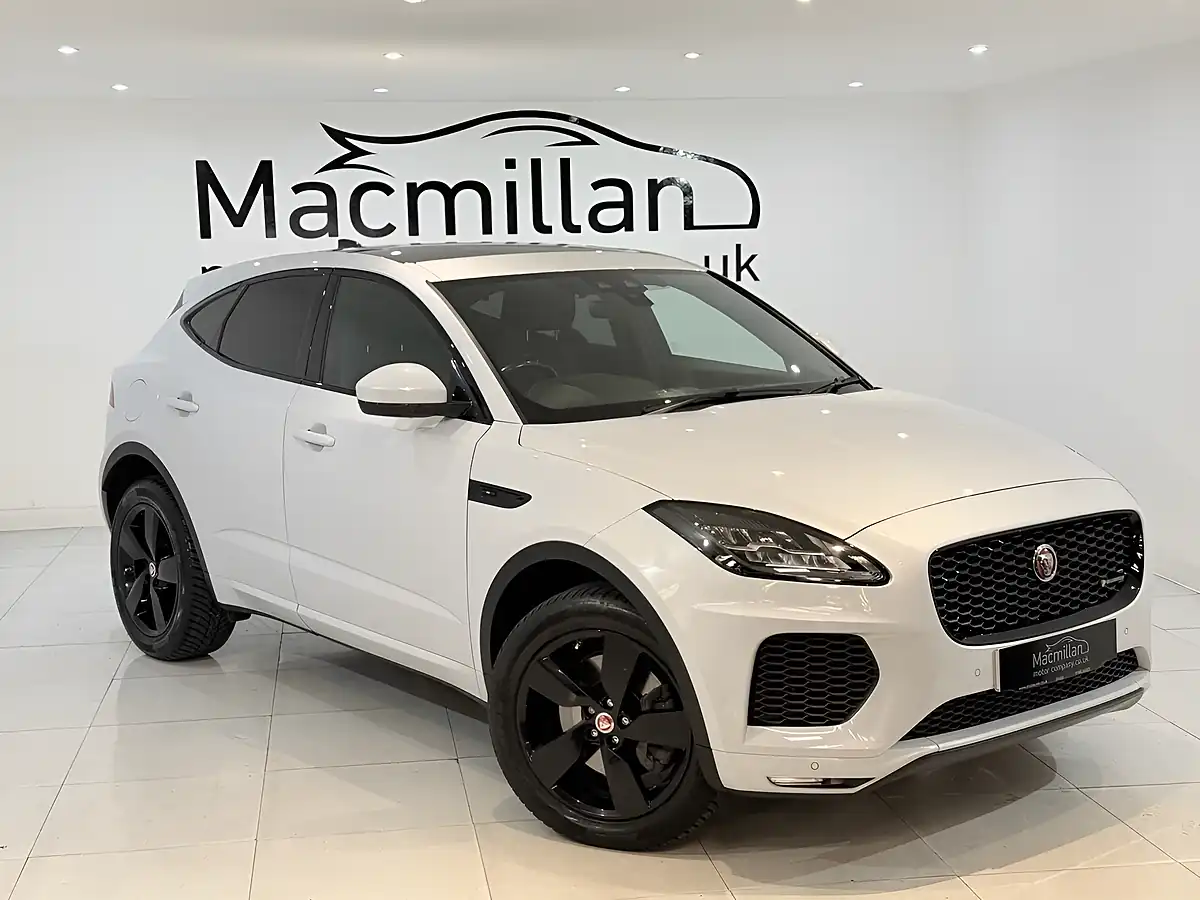 Used 2020 Jaguar E-Pace Chequered Flag White - Interior and Exterior details 3