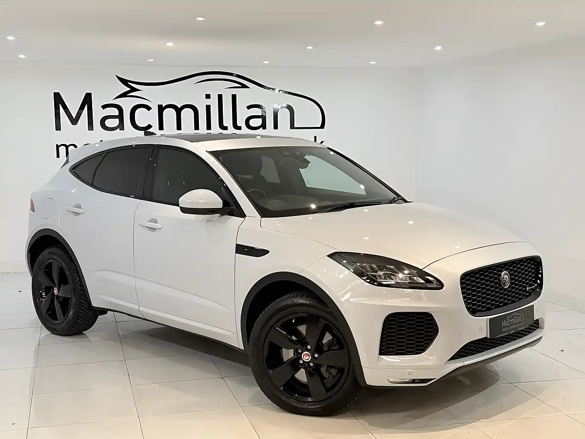 Used 2020 Jaguar E-Pace Chequered Flag White - Interior and Exterior details 4