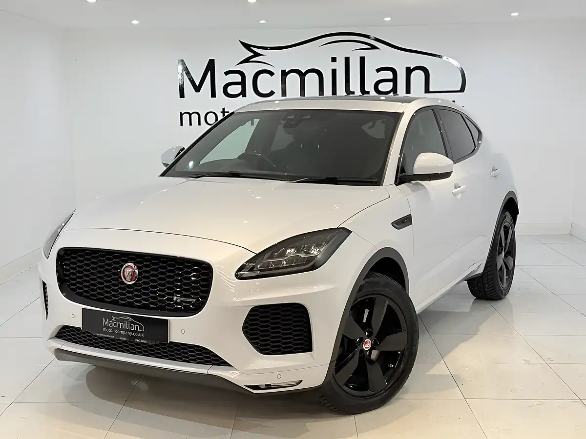Used 2020 Jaguar E-Pace Chequered Flag White - Interior and Exterior details 7