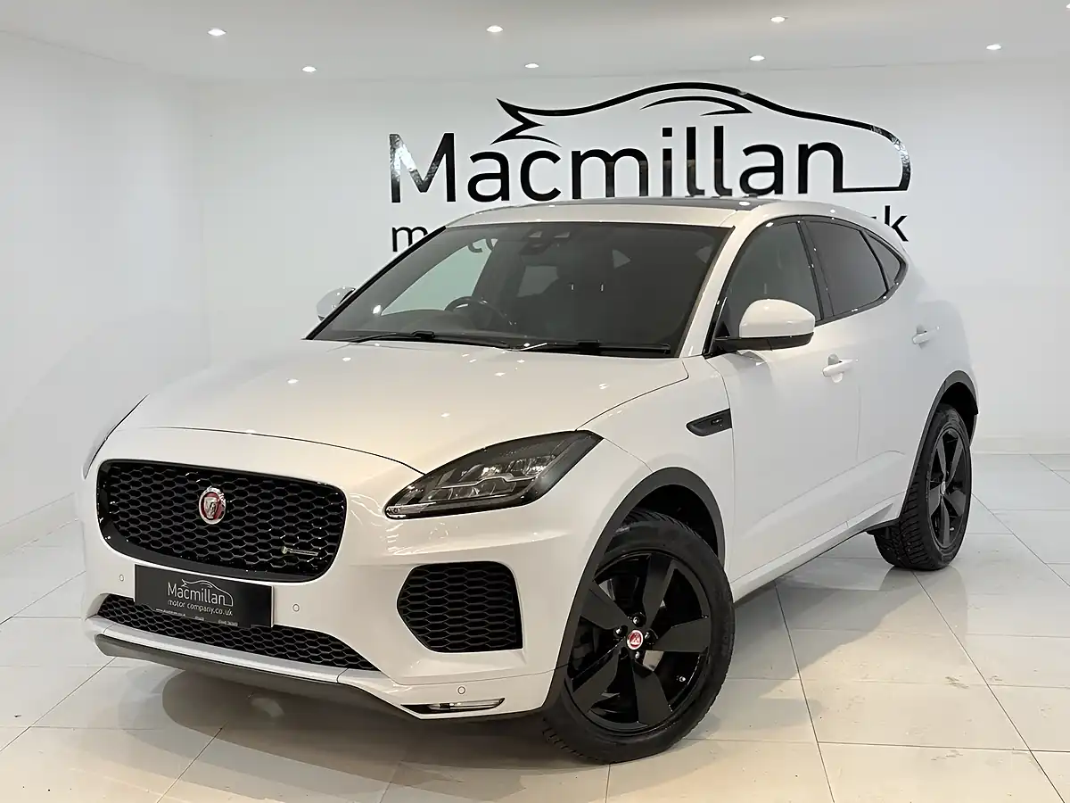 Used 2020 Jaguar E-Pace Chequered Flag White - Interior and Exterior details 8