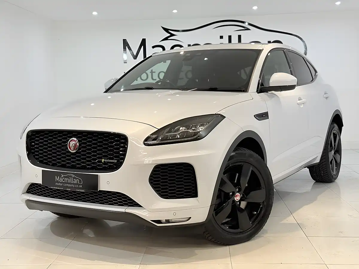 Used 2020 Jaguar E-Pace Chequered Flag White - Interior and Exterior details 9