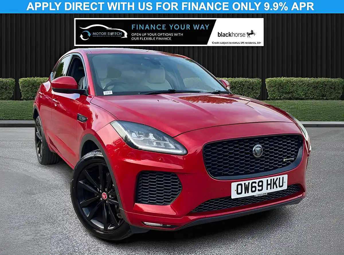 Used 2020 Jaguar E-Pace R-Dynamic Hse Red - Front View