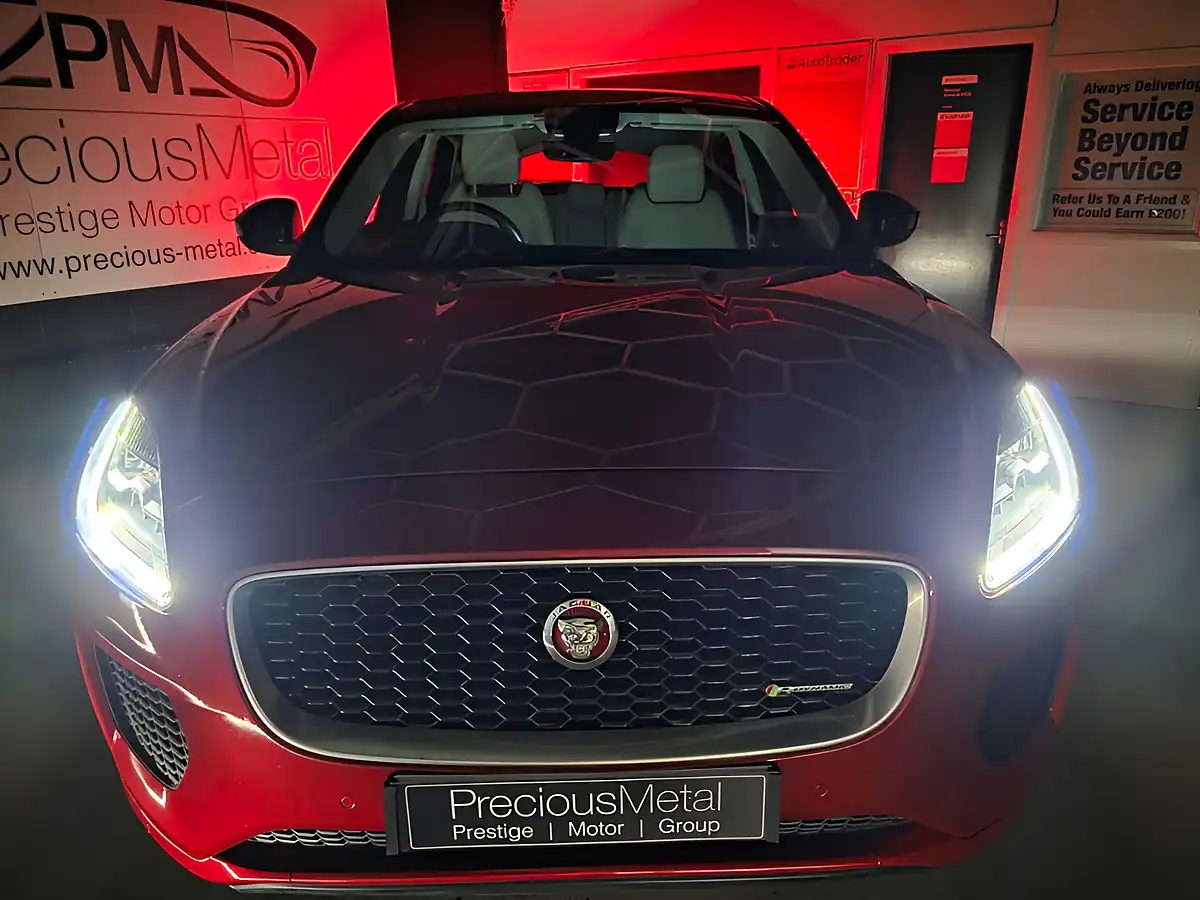 Used 2020 Jaguar E-Pace R-Dynamic S Red - Interior and Exterior details 8
