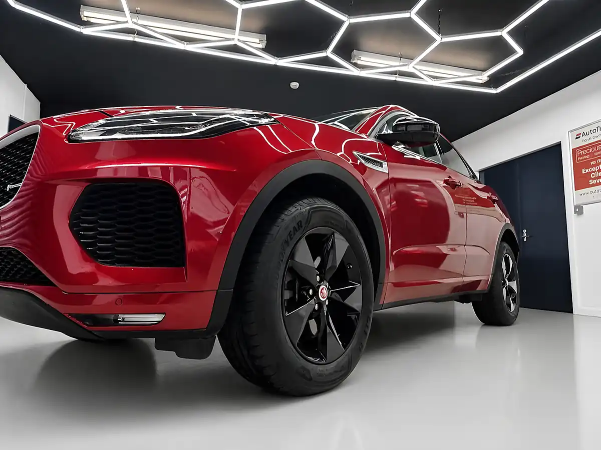 Used 2020 Jaguar E-Pace R-Dynamic S Red - Interior and Exterior details 9