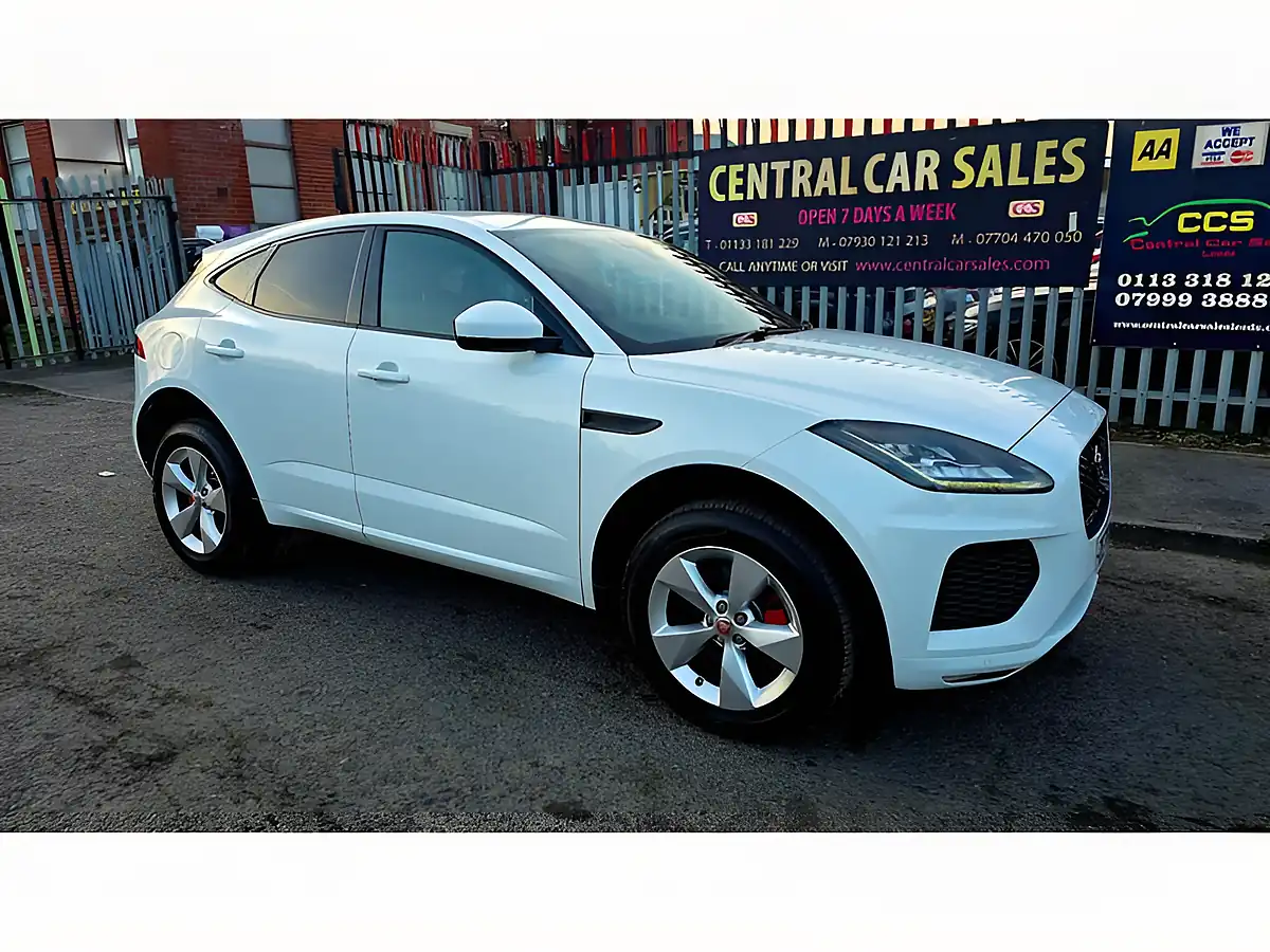Used 2020 Jaguar E-Pace R-Dynamic S White - Front View