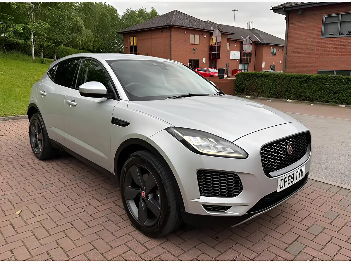 Used 2020 Jaguar E-Pace S Silver - Front View