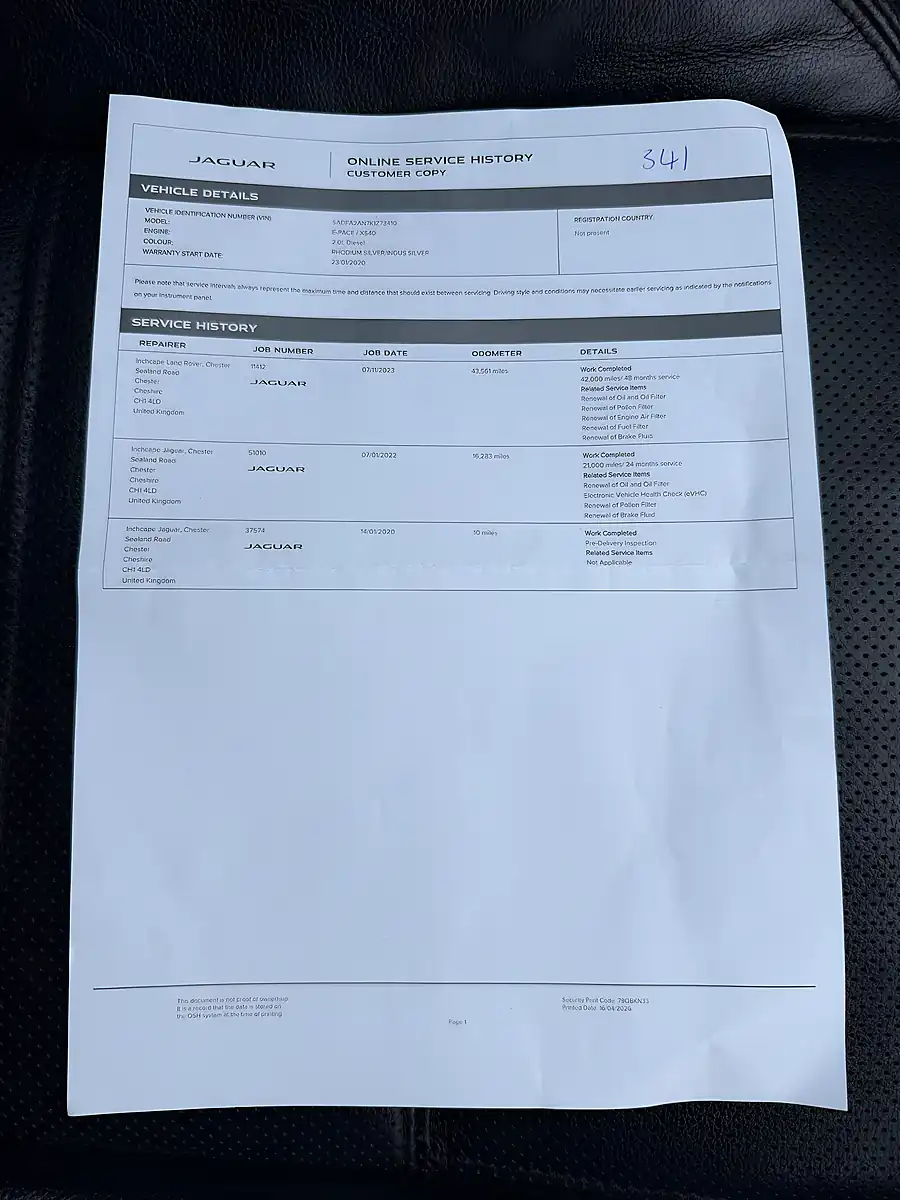 Used 2020 Jaguar E-Pace S Silver - Interior and Exterior details 19