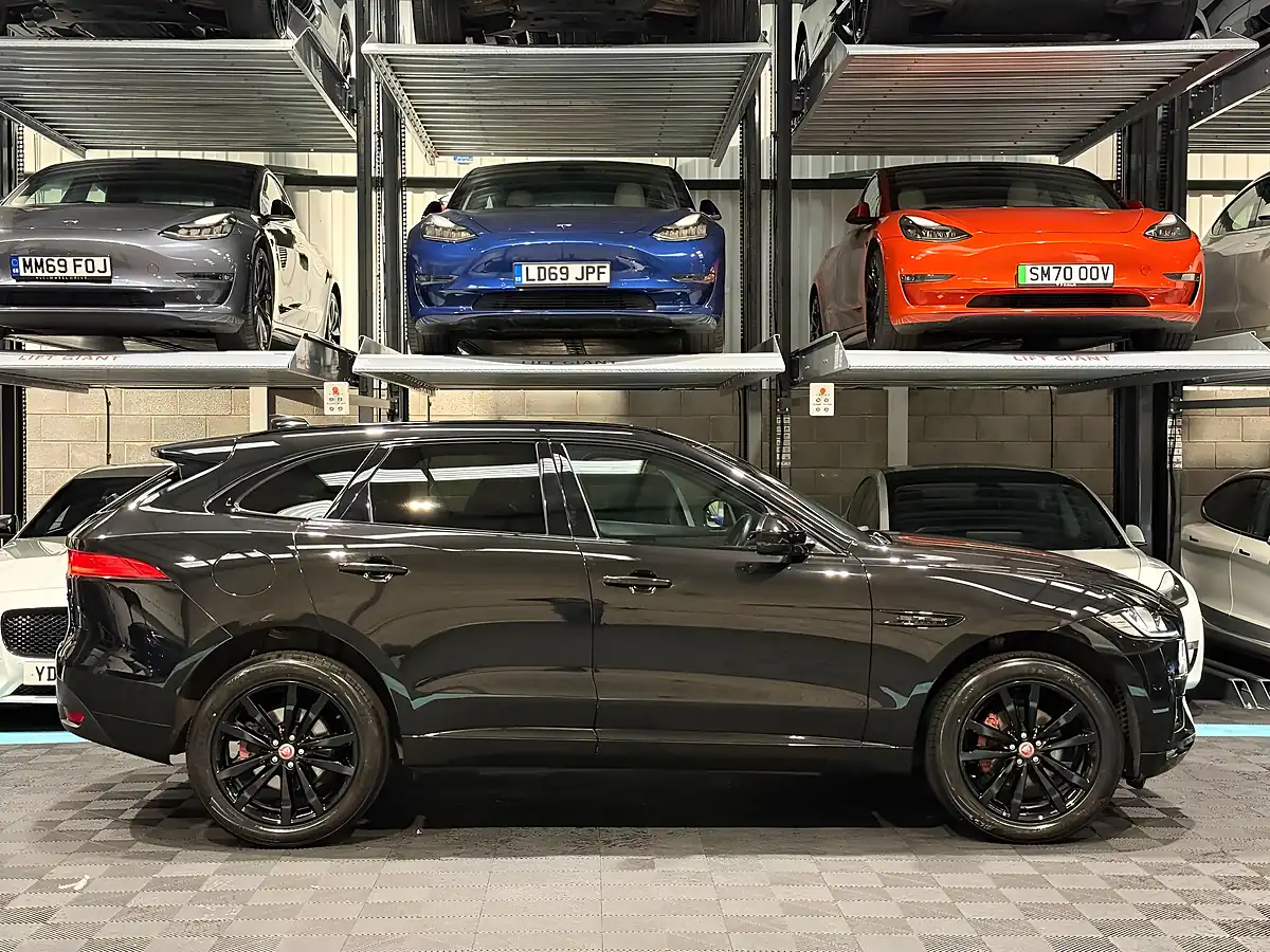 Used 2020 Jaguar F-Pace Chequered Flag Black - Interior and Exterior details 10