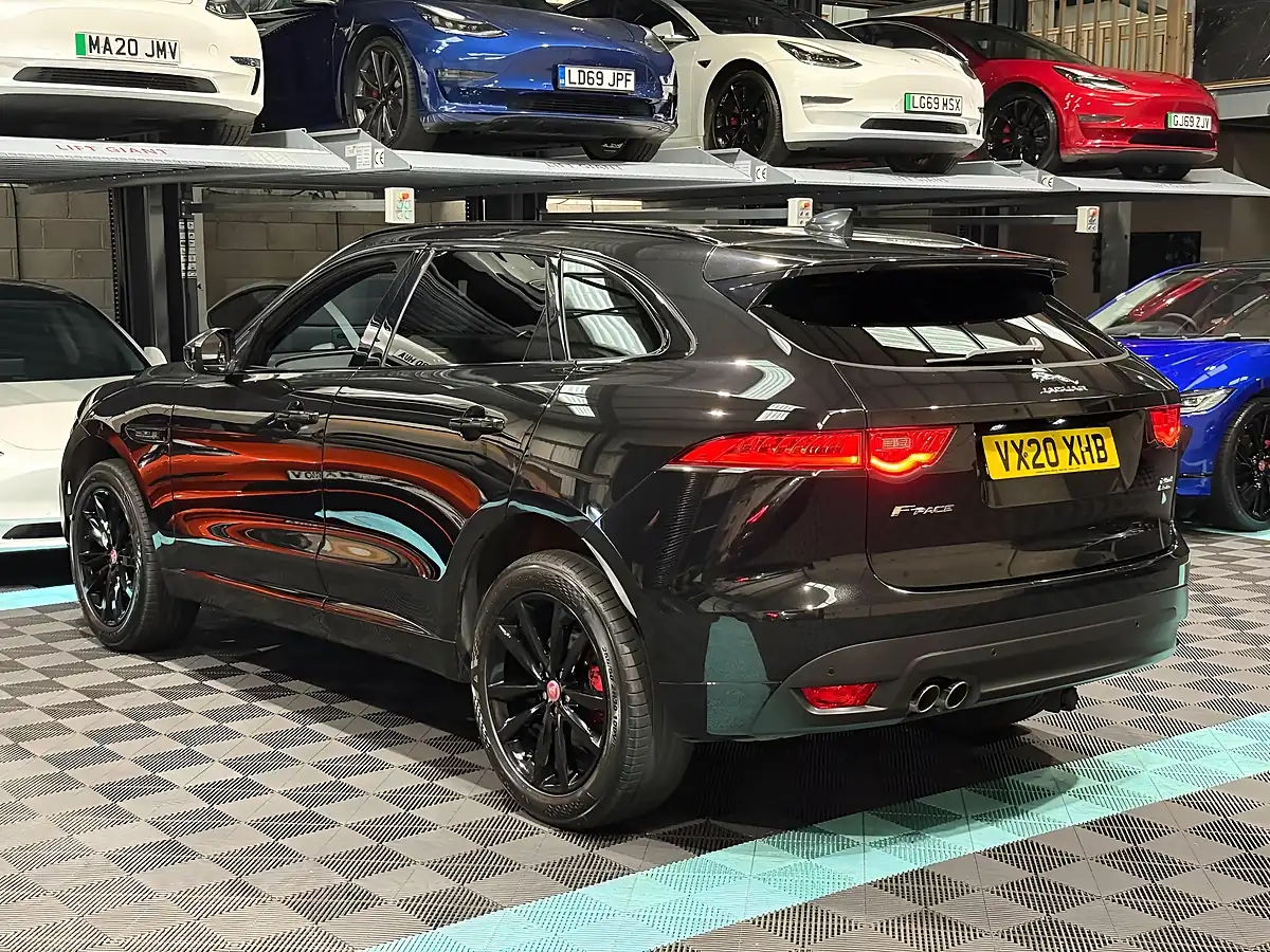 Used 2020 Jaguar F-Pace Chequered Flag Black - Interior and Exterior details 7