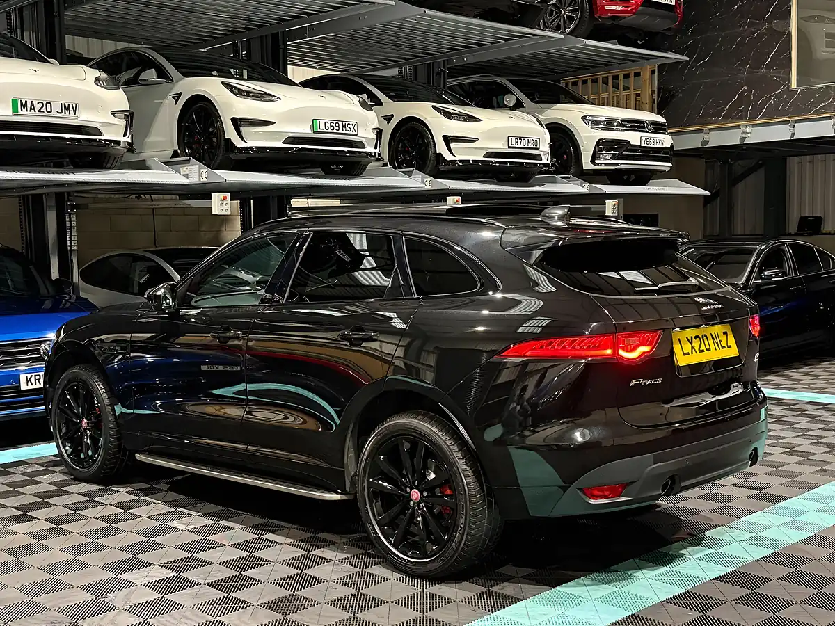 Used 2020 Jaguar F-Pace Chequered Flag Black - Interior and Exterior details 7