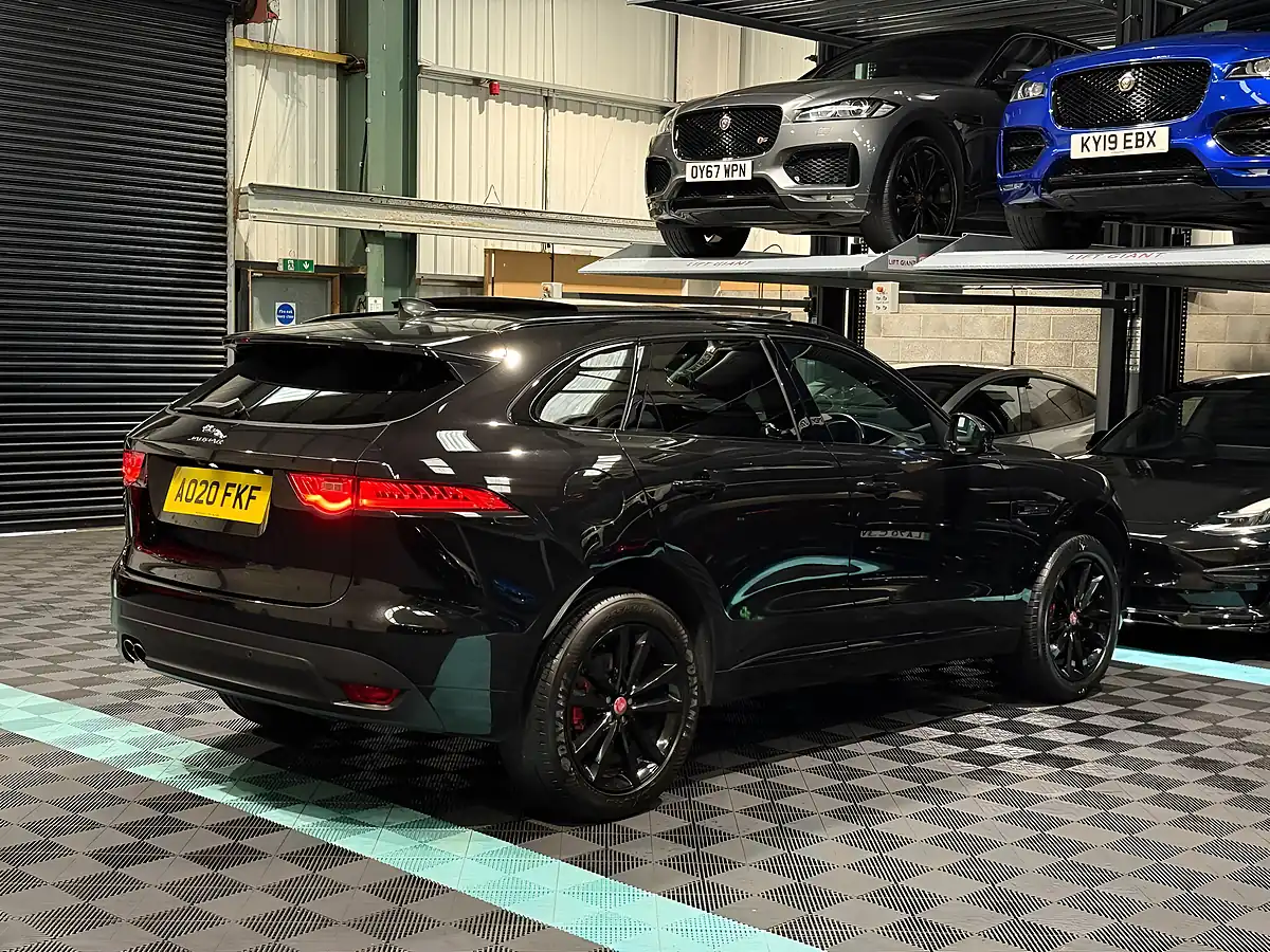 Used 2020 Jaguar F-Pace Chequered Flag Black - Interior and Exterior details 9