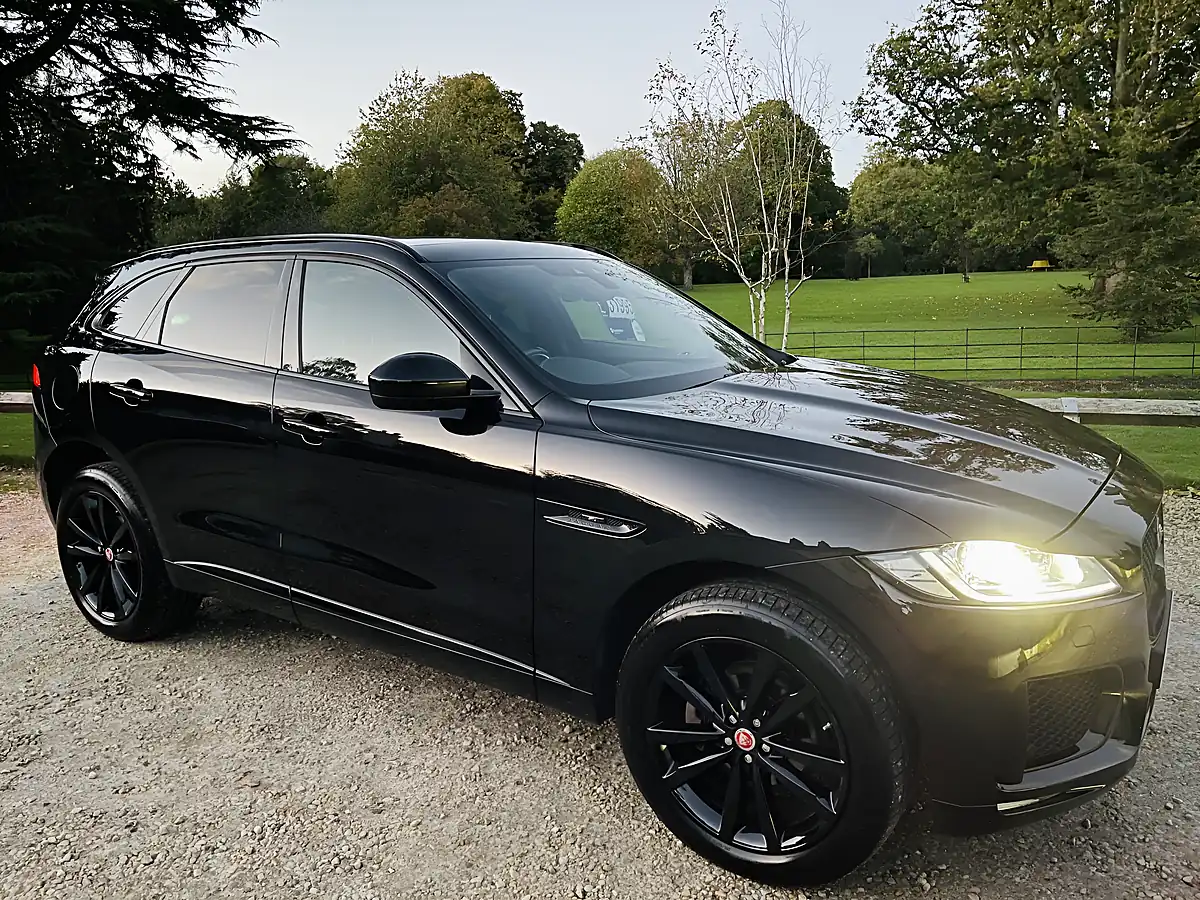 Used 2020 Jaguar F-Pace Chequered Flag Black - Interior and Exterior details 10