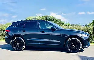 Used 2020 Jaguar F-Pace Chequered Flag Black - Interior and Exterior details 2