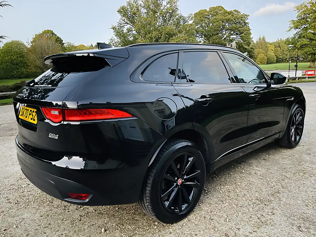 Used 2020 Jaguar F-Pace Chequered Flag Black - Interior and Exterior details 4