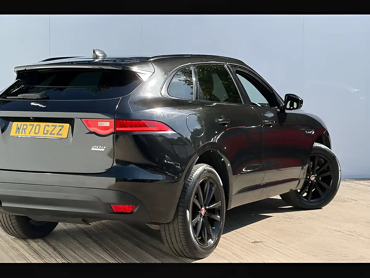 Used 2020 Jaguar F-Pace Chequered Flag Santorini Black - Interior and Exterior details 13