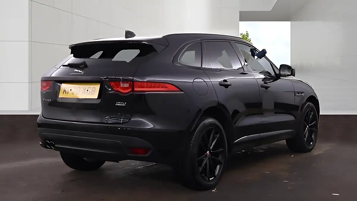 Used 2020 Jaguar F-Pace Chequered Flag Santorini Black - Interior and Exterior details 3