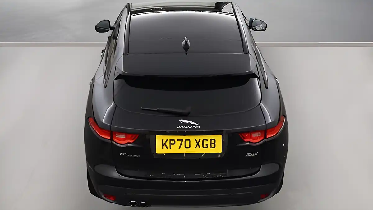 Used 2020 Jaguar F-Pace Chequered Flag Santorini Black - Interior and Exterior details 4