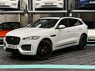 Used 2020 Jaguar F-Pace Chequered Flag White - Interior and Exterior details 4