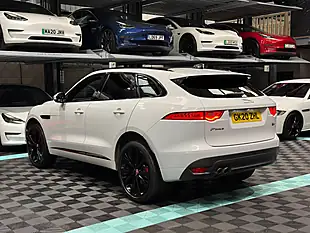 Used 2020 Jaguar F-Pace Chequered Flag White - Interior and Exterior details 6