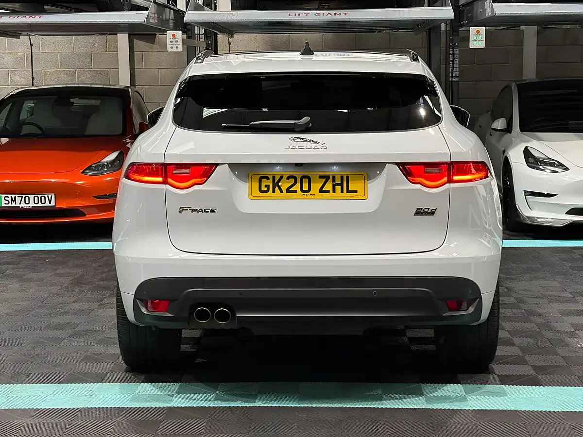 Used 2020 Jaguar F-Pace Chequered Flag White - Interior and Exterior details 7