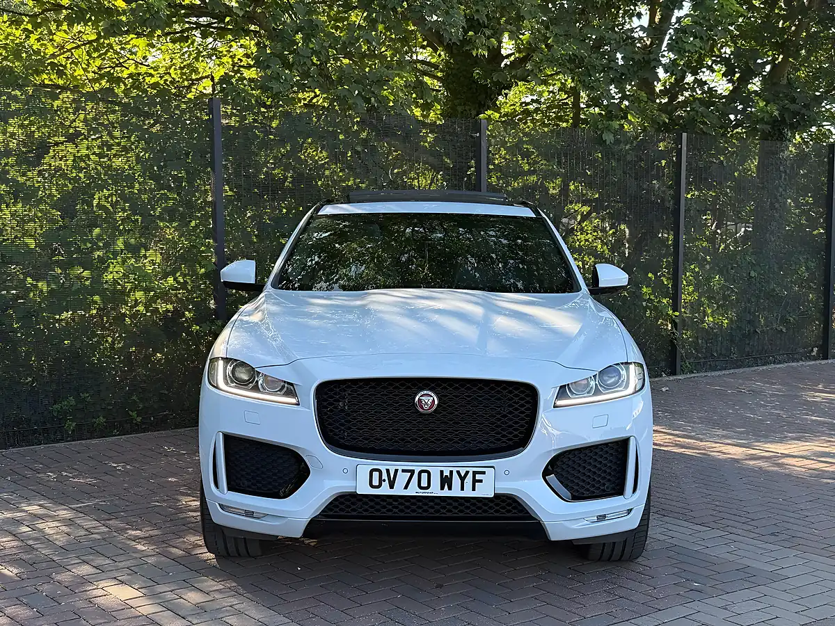 Used 2020 Jaguar F-Pace Chequered Flag White - Interior and Exterior details 4