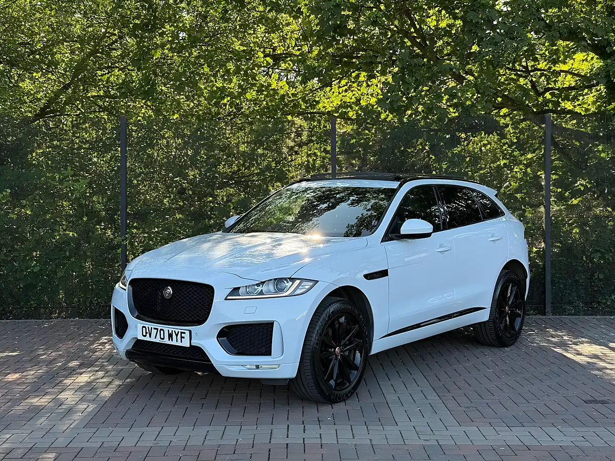 Used 2020 Jaguar F-Pace Chequered Flag White - Interior and Exterior details 5